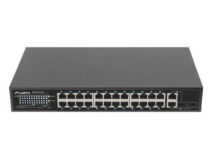 Switch 24x 100 Mb PoE+ / 2x combo, rack 19", Gigabit Ethernet, 250W - RSFE-24P-2C-250