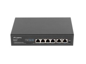 Switch 4x 100 Mb PoE+ / 2x 100 Mb, fara management, rack 10"/19" - RSFE-4P-2FE-60