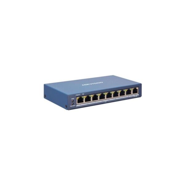 Switch 8 porturi POE Hikvision DS-3E1309P-EI, L2, Smart Managed