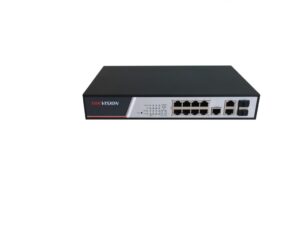 Switch 8 porturi POE Hikvision DS-3E2310P, L2, Full Managed