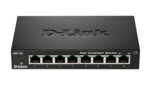 Switch D-Link DES-108, 8 port, 10/100 Mbps