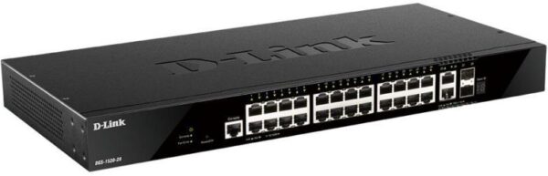 Switch D-Link DGS-1520-28, 28 porturi Gigabit, 24 x 10/100/1000Base-T