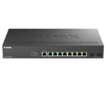Switch D-Link DMS-1250-10SP, 8 porturi Gigabit, 2 porturi SFP+