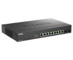 Switch D-Link DMS-1250-10SP, 8 porturi Gigabit, 2 porturi SFP+