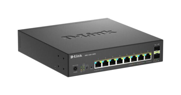 Switch D-Link DMS-1250-10SPL, 8 porturi Gigabit, 2 porturi SFP+