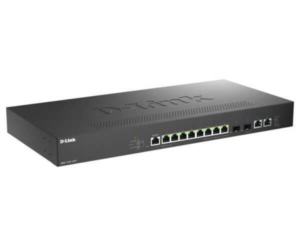 Switch D-Link DMS-1250-12TP, 8 porturi Gigabit, 2 porturi SFP+