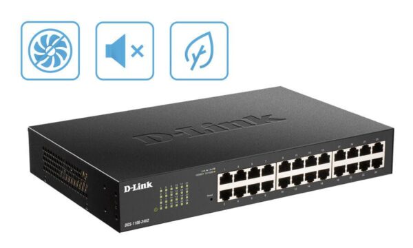 Switch D-Link Gigabit DGS-1100-24PV2, 24 port, 10/100/1000 Mbps