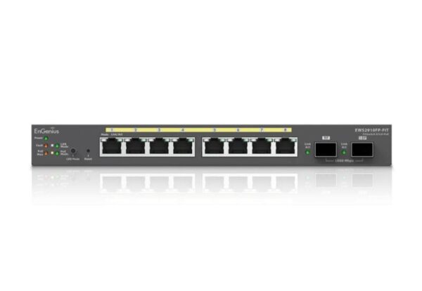 Switch EnGenius Managed / stand-alone Desktop 8-port GbE 130W - EWS2910FP-FIT
