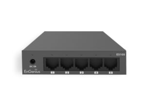 Switch Engenius Unmanaged Desktop 5-port GbE, standard wireless L1 - ES105