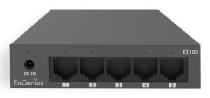 Switch Engenius Unmanaged Desktop 5-port GbE, standard wireless L1 - ES105