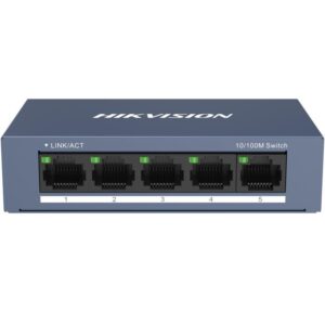 Switch Hikvision DS-3E0105-O: 5 × 10/100 Mbps RJ45 Port