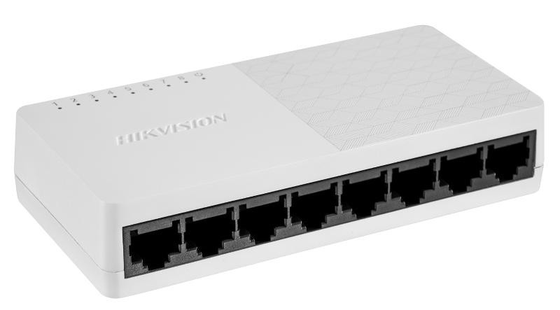 Switch Hikvision DS-3E0108D-O: 8 x 10/100 Mbps ethernet port Switch Hikvision DS-3E0108D-O: 8 x 10/100 Mbps ethernet port