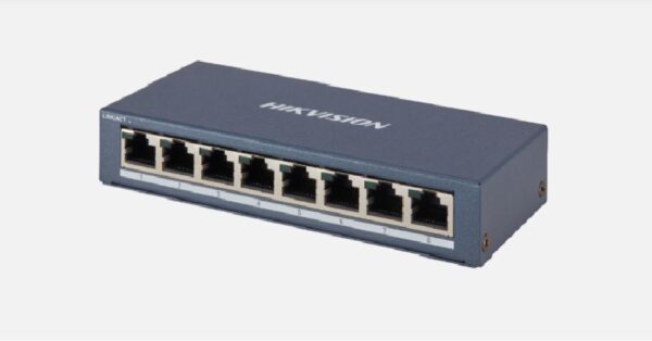 Switch Hikvision DS-3E0508-E (B), 8-port, fara management