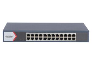 Switch Hikvision DS-3E1524-EIV3: 24 × gigabit RJ45 ports