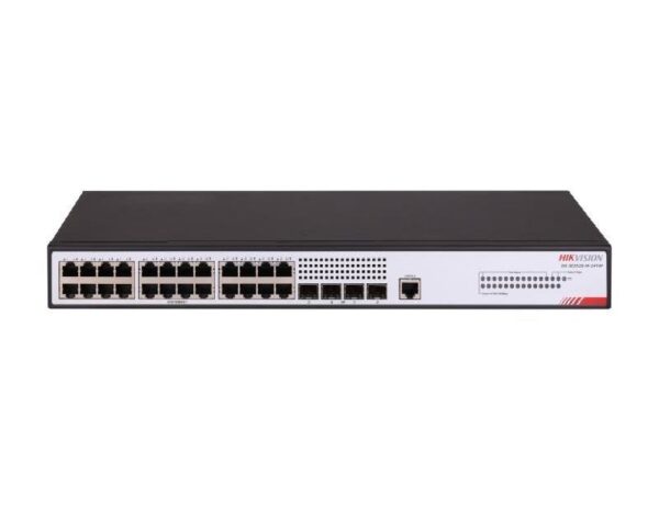 Switch Hikvision DS-3E2528-HI-24T4F: 24 × Gigabit RJ45 port