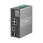 Switch Industrial Easy Managed, 6 porturi: 4× Gigabit RJ45 - IES206GPP