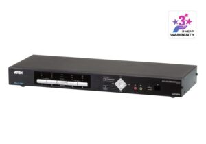 Switch KVM desktop ATEN CM1284. Tastatură de tip port: USB - CM1284-AT-G