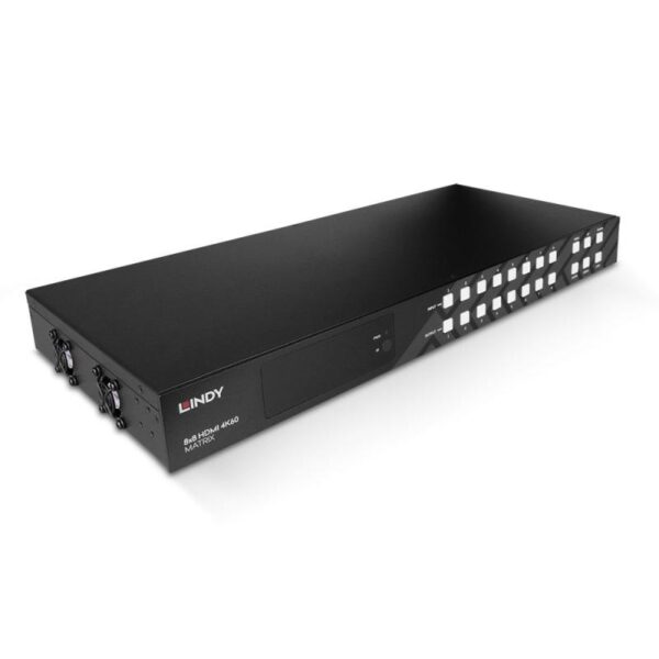 Switch Lindy 8x8 HDMI 4K60 Matrix, latime de banda suportata 18Gbps - LY-38334