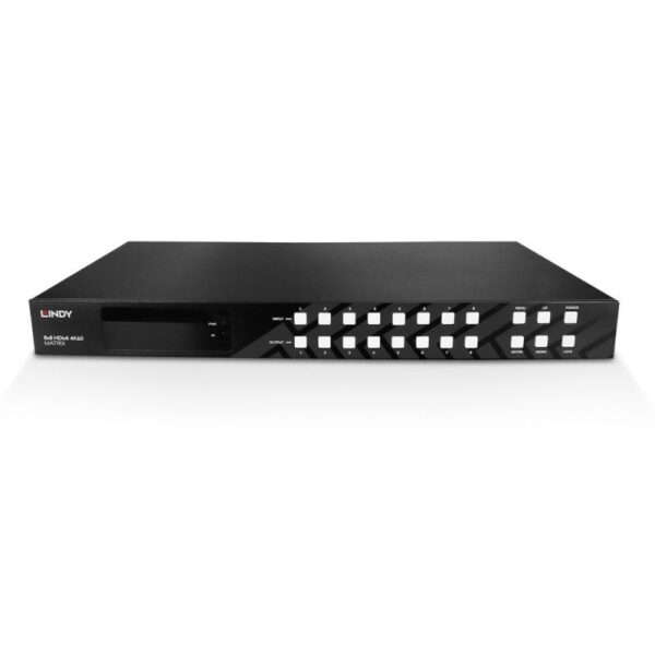 Switch Lindy 8x8 HDMI 4K60 Matrix, latime de banda suportata 18Gbps - LY-38334