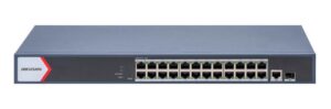 Switch PoE Hikvision SWITCH 24+2 GIGABIT POE: 24 × Gigabit PoE port - DS-3E1526P-EIV2