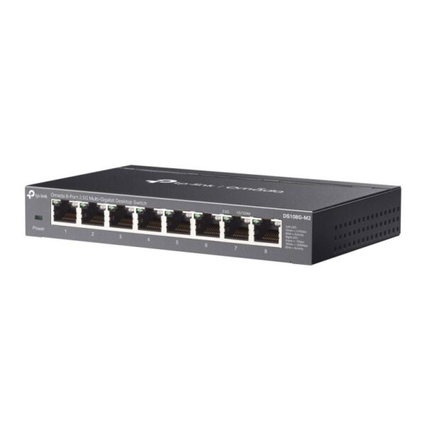 Switch TP-Link DS108G-M2, 8 x porturi RJ-45, viteza LAN 10/100/1000/2500