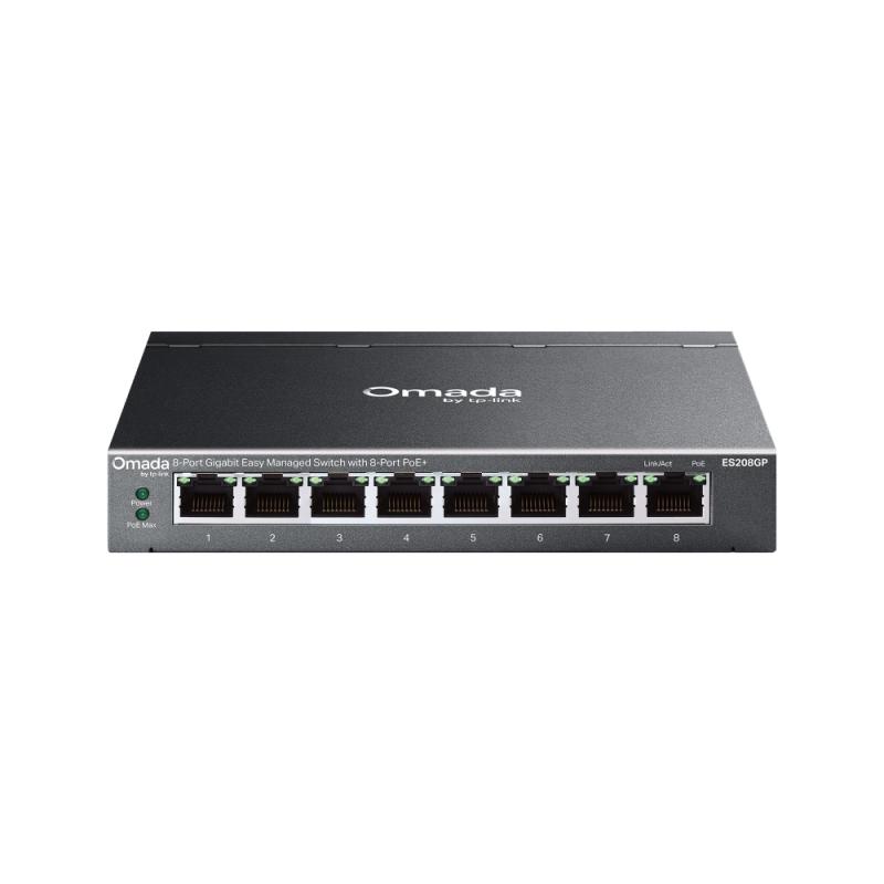 Switch TP-Link ES208GP 8-Port Gigabit PoE+, 8xLAN, 10/100/1000 Mbps-01 Switch TP-Link ES208GP 8-Port Gigabit PoE+, 8xLAN, 10/100/1000 Mbps - imagine 1