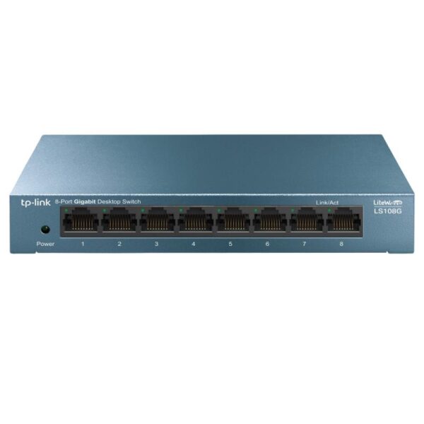 Switch TP-LINK LS108G, 8 port, 10/100/1000 Mbps