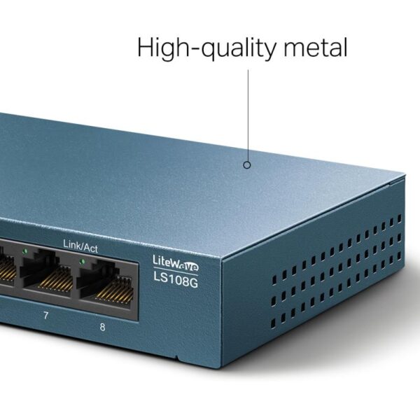 Switch TP-LINK LS108G, 8 port, 10/100/1000 Mbps