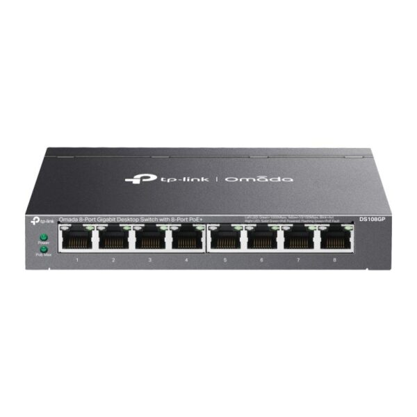 Switch TP Link Omada 8-Port Gigabit Unmanaged Deskto - DS108GP