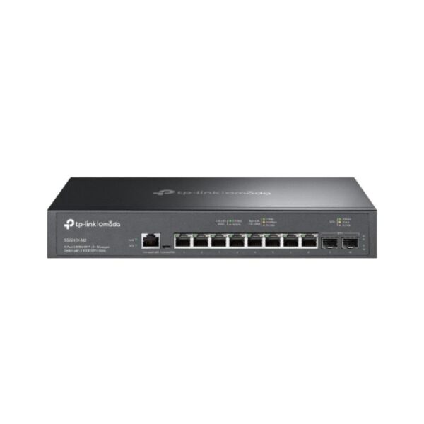 Switch TP-Link SG3210X-M2, 8 x porturi RJ 45, 2 x SFP+