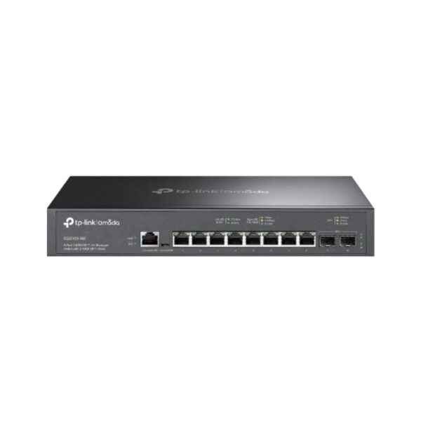 Switch TP-Link SG3210X-M2, 8 x porturi RJ 45, 2 x SFP+