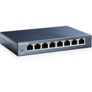 Switch TP-Link TL-SG108S, 8 port, 10/100/1000 Mbps