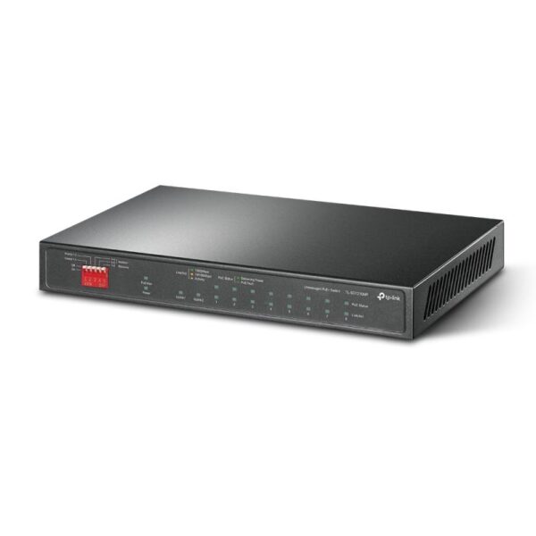 Switch TP-Link TL-SG1210MP, 10 port, 10/100/1000 Mbps