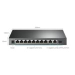 Switch TP-Link TL-SG1210MPE, 9 port, 10/100/1000 Mbps