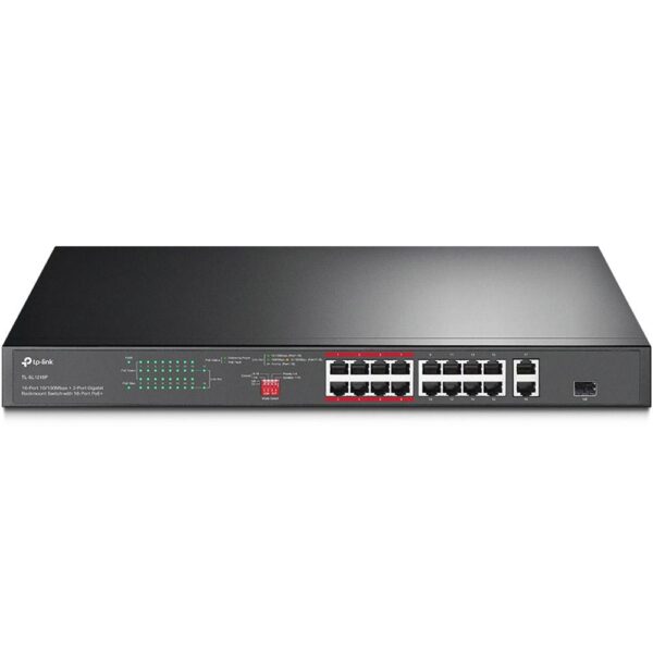 Switch TP-Link TL-SL1218P, 16 port, 10/100/1000 Mbps