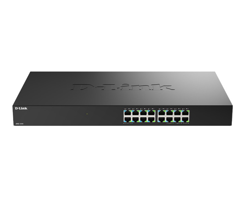 Switch unmanaged D-Link 16-Port 2.5G Multi-Gigabit, capacitate 80Gbps - DMS-1016/E-01 Switch unmanaged D-Link 16-Port 2.5G Multi-Gigabit, capacitate 80Gbps - DMS-1016/E - imagine 1