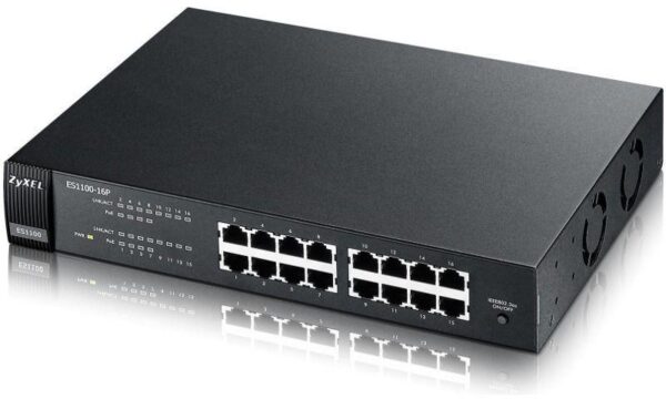 Switch Zyxel ES1100-16P, 16 port, 10/100/1000 Mbps - ES1100-16P-EU0102F