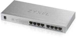 Switch Zyxel GS1008-HP, 8 Port, 10/100/1000 Mbps - GS1008HP-EU0101F
