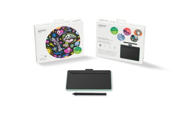 Tableta grafica WACOM Intuos S CTL-4100WLE-N, negru-verde