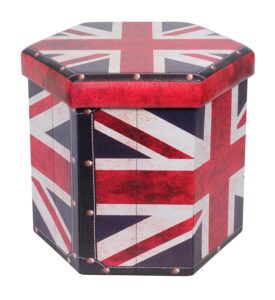 Taburet pliabil Hexagonal UK - HR-HEXFLD43-UK