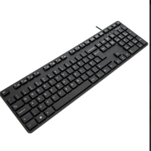 Targus Tastatura Antimicobiala cu fir, 108 taste, layout UK, negru - AKB30AMUK