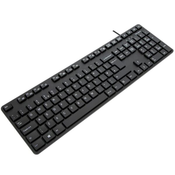 Targus Tastatura Antimicobiala cu fir, 108 taste, layout UK, negru - AKB30AMUK