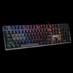 Tastatura A4tech B500N Bloody gaming, cu fir 106 taste gri - imagine 2