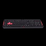 Tastatura A4Tech Bloody Q100 cu fir, US layout, neagra