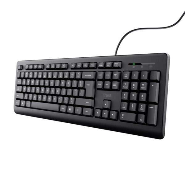 Tastatura cu fir Trust, negru - TR-24639