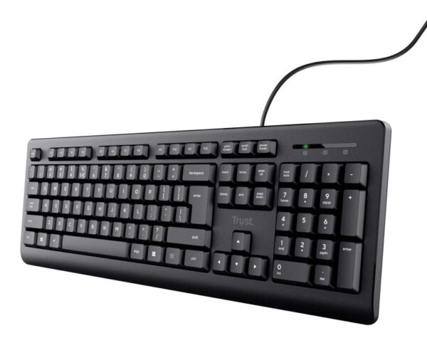 Tastatura cu fir Trust, negru - TR-24639