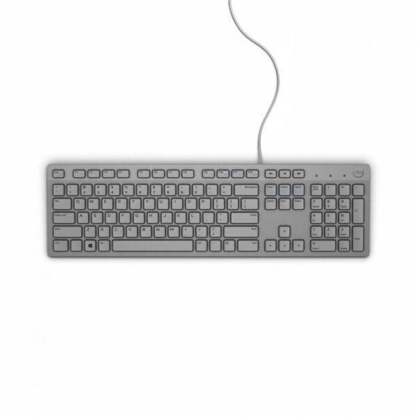 Tastatura Dell Keyboard Multimedia KB216, Wired, gri - 580-ADHR