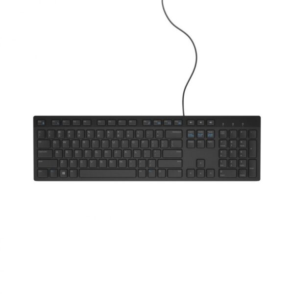 Tastatura Dell Keyboard Multimedia KB216, Wired, neagra - 580-ADHY