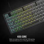 Tastatura gaming CORSAIR K55 CORE RGB USB 2.0 or Type A, wired - CH-9226D65-NA
