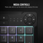 Tastatura gaming CORSAIR K55 CORE RGB USB 2.0 or Type A, wired - CH-9226D65-NA